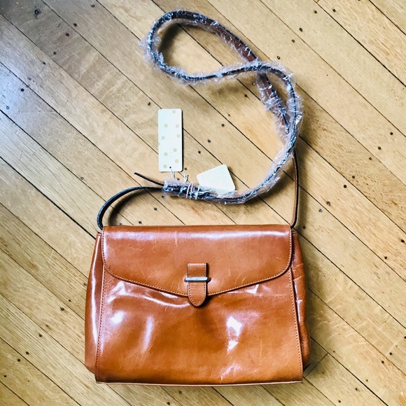 NWT Leather Perry Ellis Crossbody purse - Picture 1 of 8